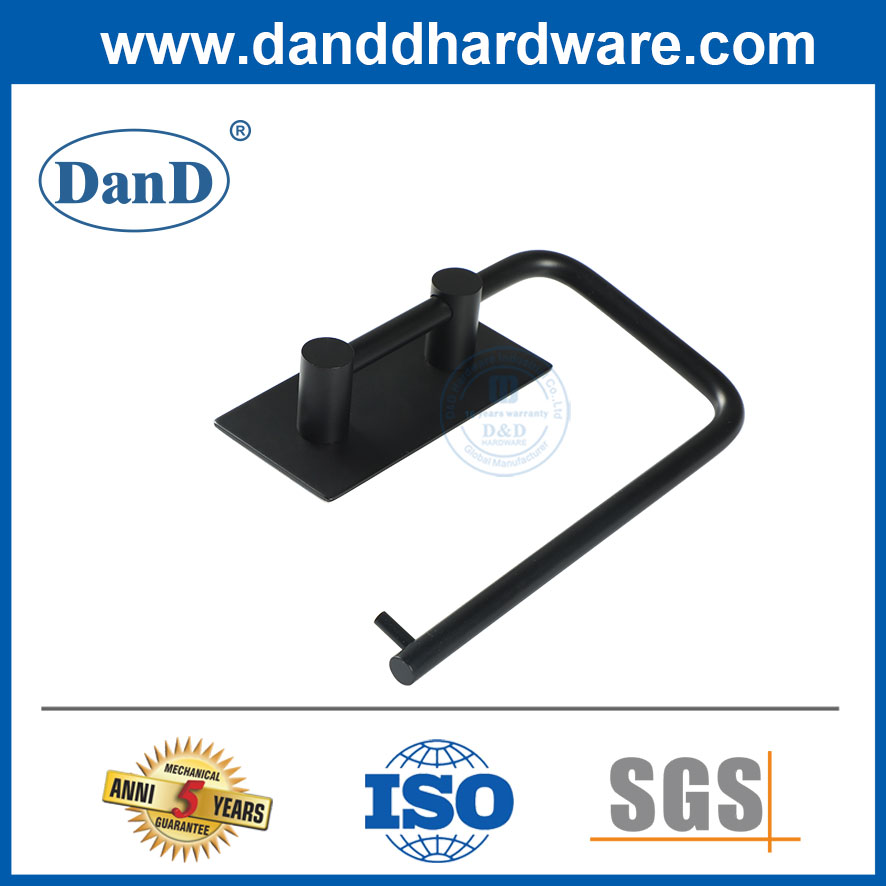 Ganchos de roupas ganchos de parede de chuveiro ganchos de casaco preto fosco para parede-ddtc017