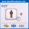 Venda quente de aço inoxidável de aço inoxidável placa de sinalização para hotel-ddsp001
