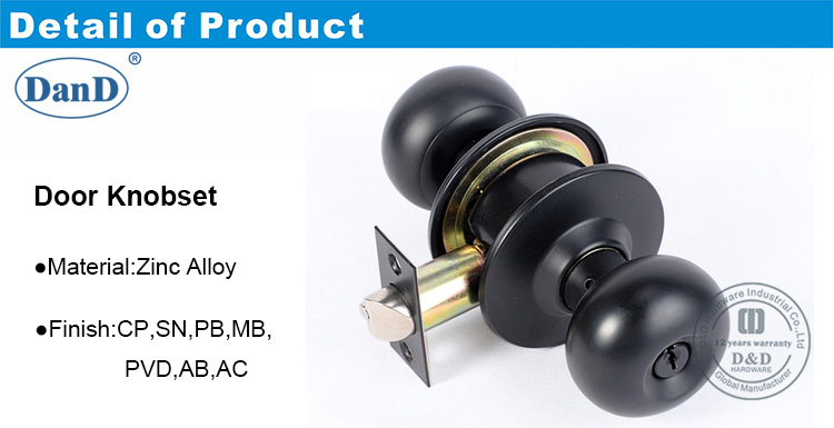 Bloqueio de porta preto-DDLK068-D e D