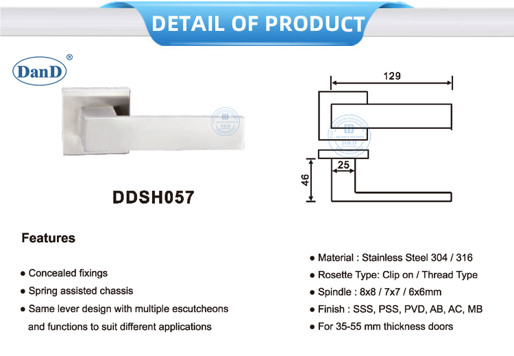 Mandilhas da porta quadrada