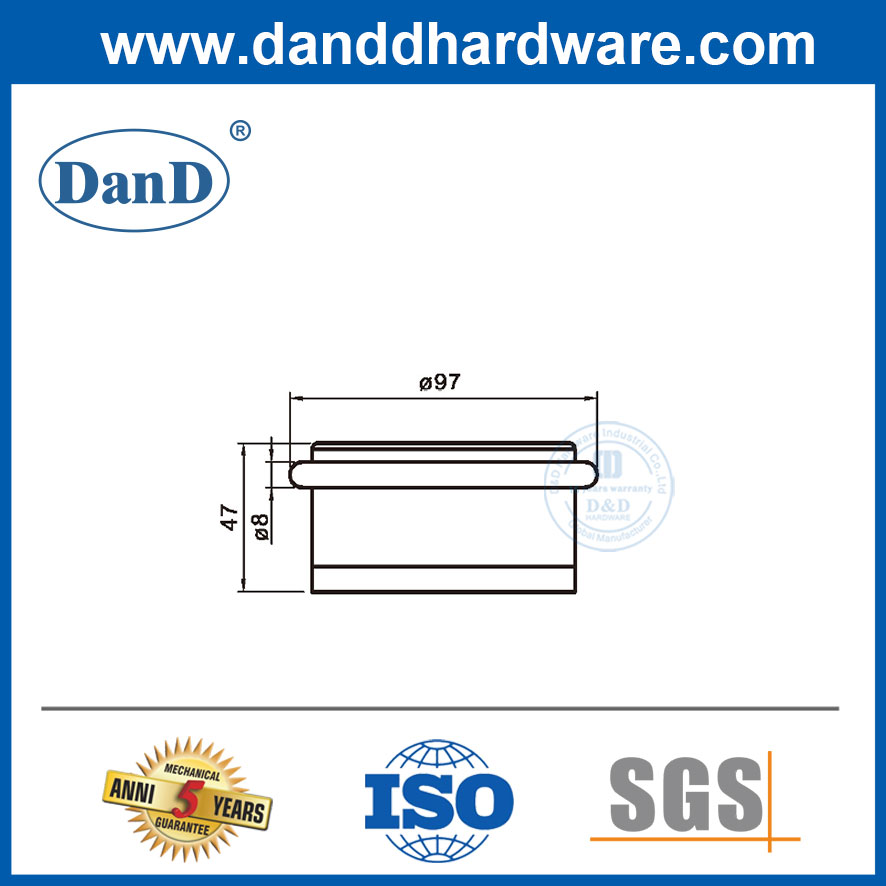 Aço inoxidável Poço de serviço pesado rolha para edifício comercial-DDDS040