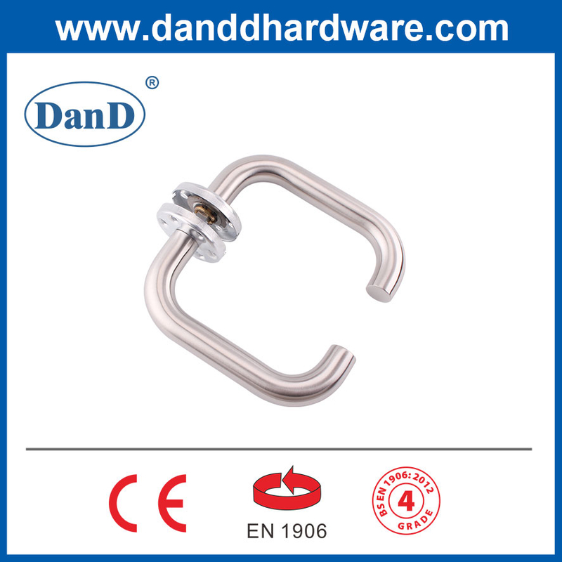 Mandelas da porta do quarto Euro En1906 Grade 4 Aço inoxidável Porta frontal Handeld-ddth001