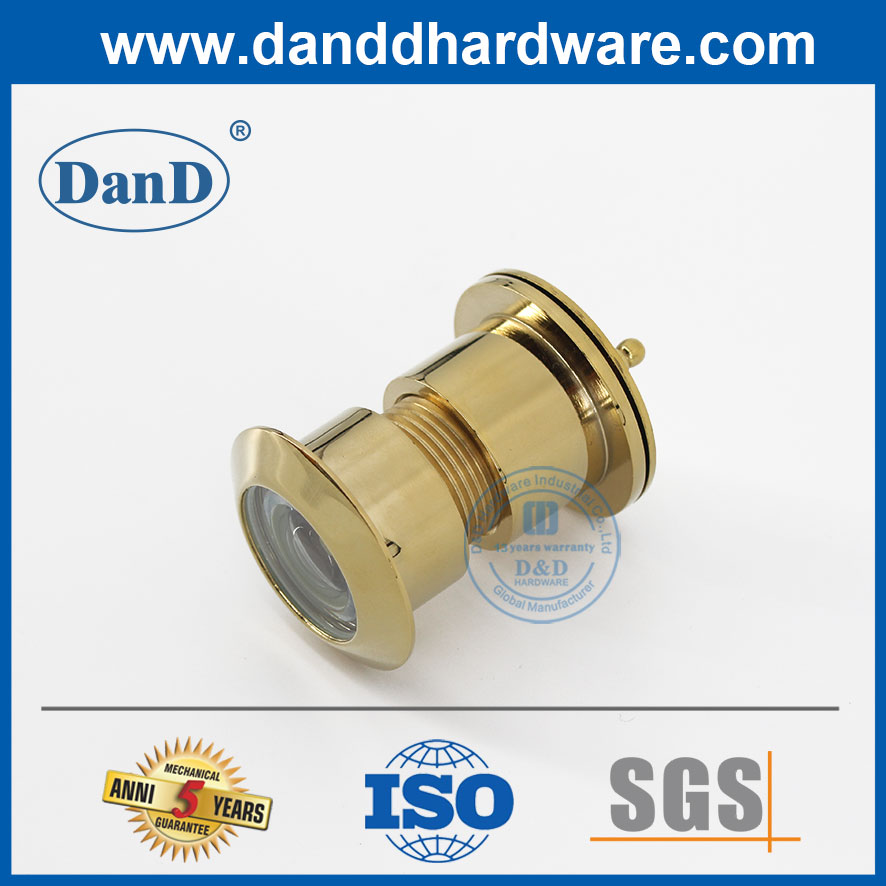 200 graus Golden Plated Angel Pegephole Porta Visualizador-DDDV003