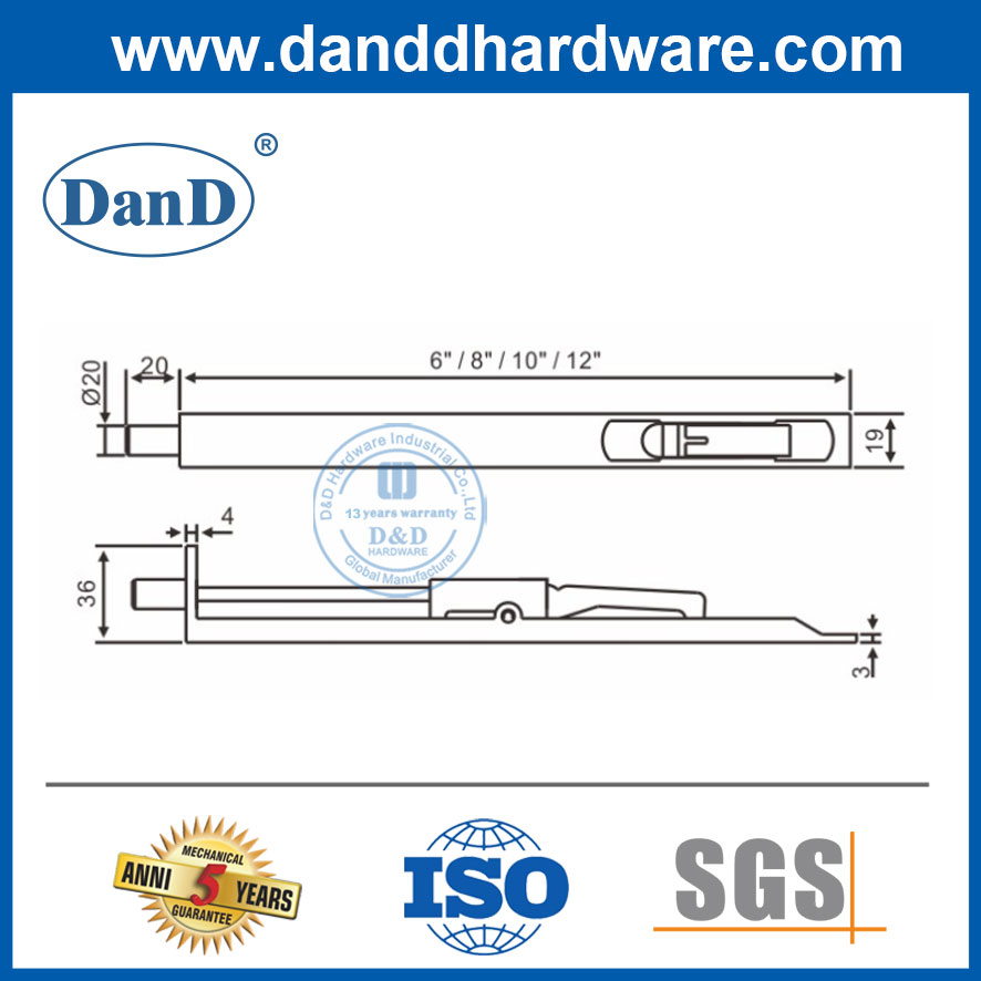 Fornecedor de parafuso de aço inoxidável de aço inoxidável de madeira Fornecedor-DDDB001
