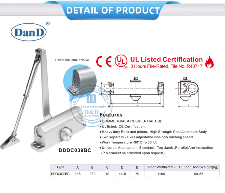 dispositivo de fechamento da porta
