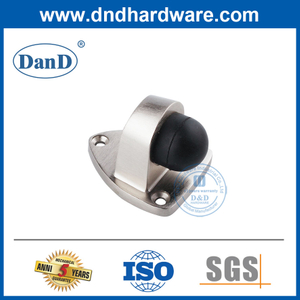 Tipos de rolha da porta do piso da liga de zinco Tipos de cetim de aço inoxidável Ponto de aço para hotel-DDDS029-B