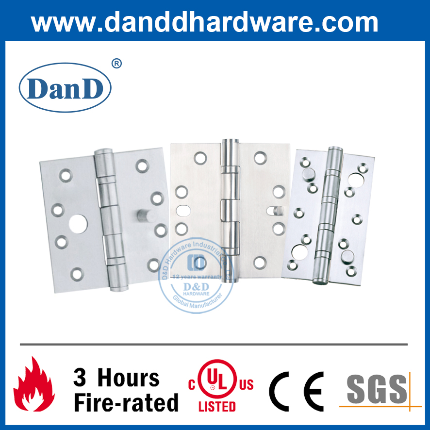 Rolamento de prata SUS201 Dobradiça dupla para outswing porta-ddss013
