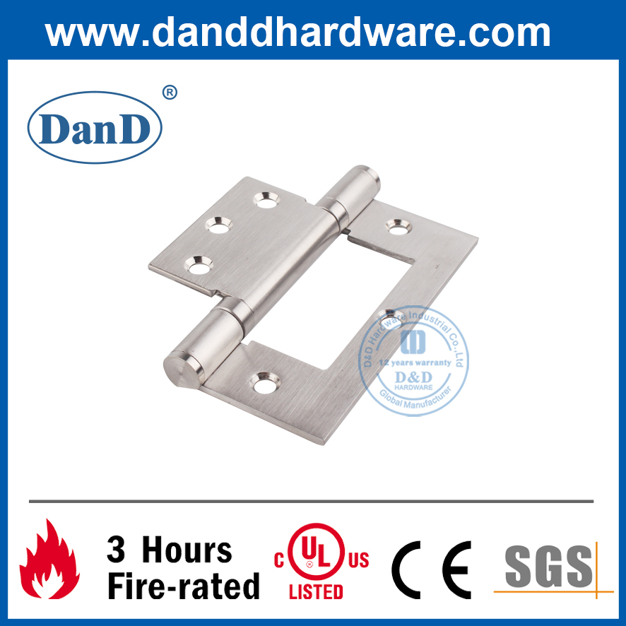 Dobradiça de porta de prata 304 de aço inoxidável para porta exterior - DDSS027