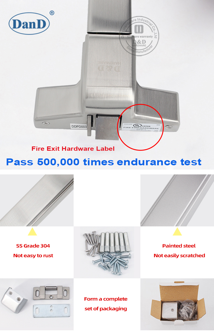 Barra de push de p&acirc;nico