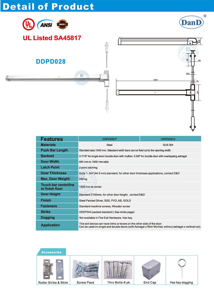 Barra de p&acirc;nico com cachorrinho