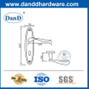 SS304 alavanca moderna punho com design de placa-ddlp002