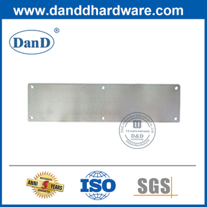 Placa de chute de aço inoxidável para portas-ddkp001