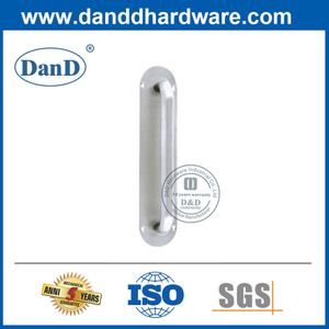 Tipo oval Backplate de aço inoxidável puxão-DDPH022