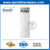 Placa de sinal de aço inoxidável de alta qualidade para push-ddsp005