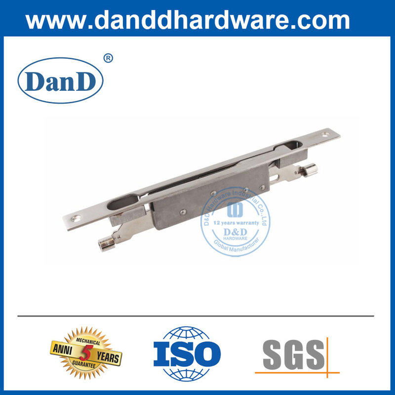 Bolsa de mola de ação dupla de aço inoxidável trava para porta de metal oca- dddb022-b