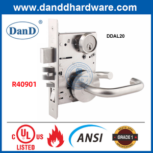 Sus304 Ansi Grade 1 Lock mais seguro para entrada de porta-ddal20